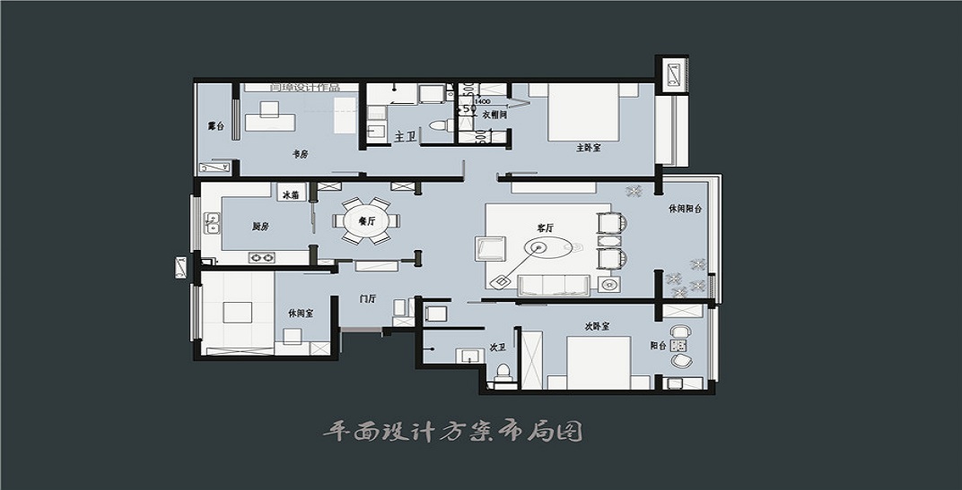 青竹雅苑170坪新中式風格，秦皇島裝修效果圖